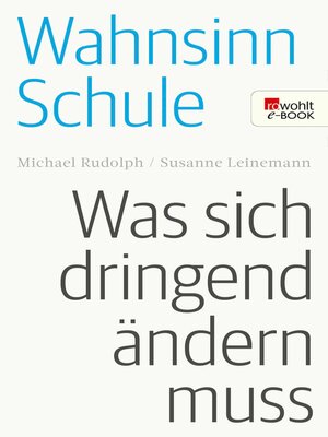 cover image of Wahnsinn Schule